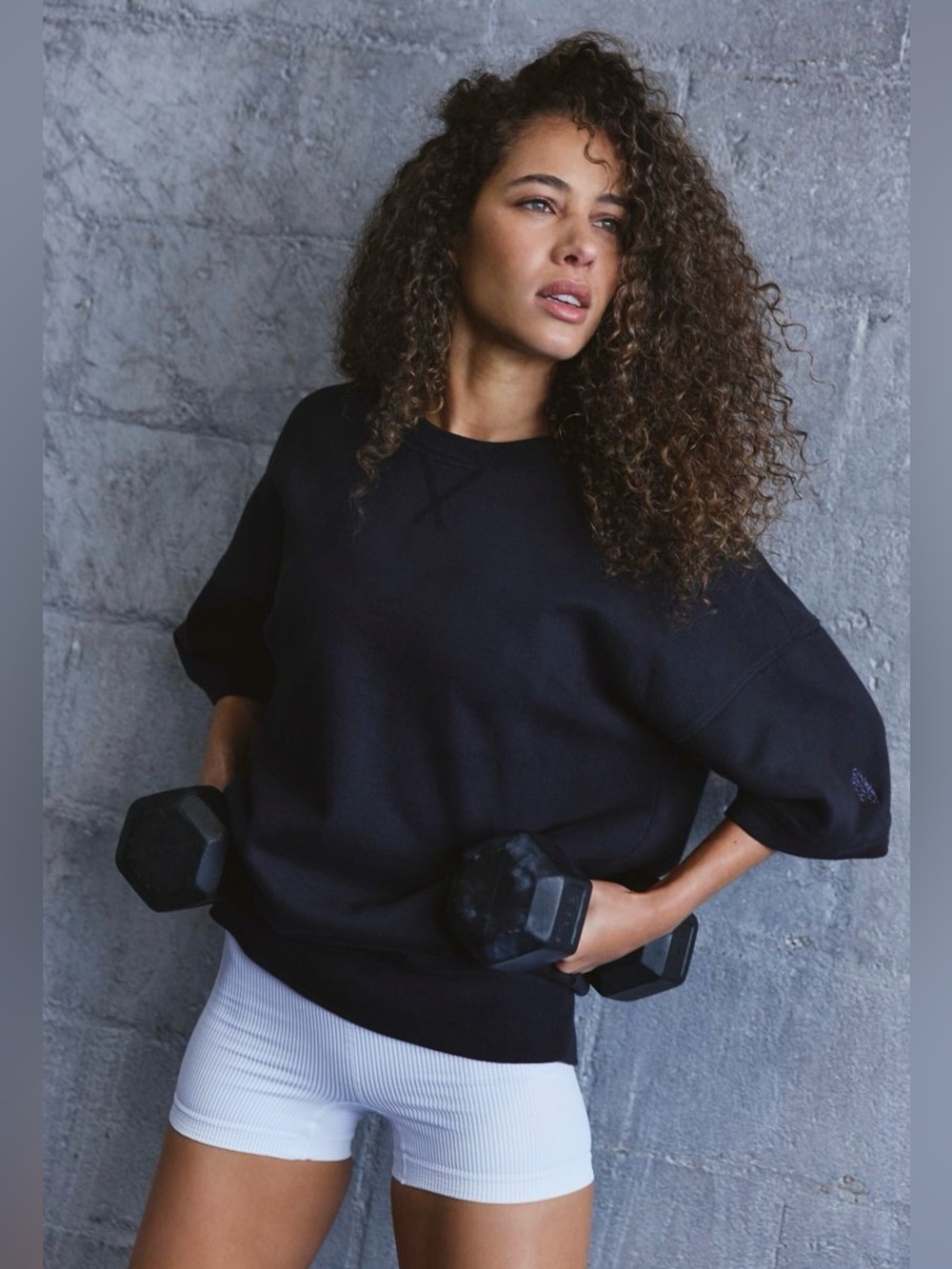 FP Movement by Free People ~ For The Win Short Sleeve Sweatshirt ~ XS~ * N W T * - Picture 11 of 14
